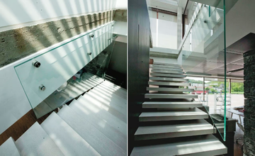 Glass for stairs - Glass staircase Component by Capoferri Serramenti - view 3